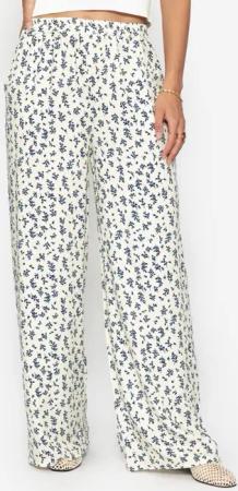 SASSYCLASSY Stoffhose Hose mit weitem Bein