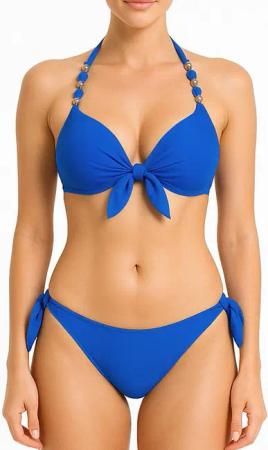 dy_mode Push-Up-Bikini Bikini mit Zierperlen –
