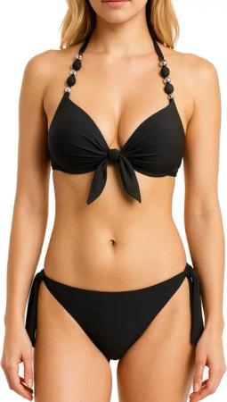 dy_mode Push-Up-Bikini Bikini mit Zierperlen –