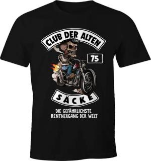 MoonWorks Print-Shirt Lustiges Herren T-Shirt Club