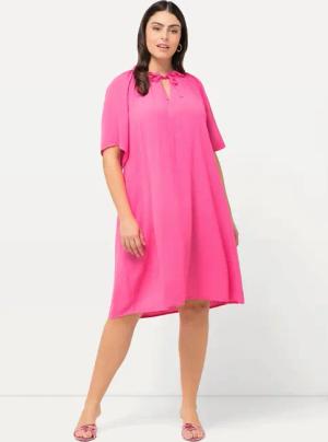 Ulla Popken Minikleid Kleid Rüschen A-Linie
