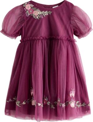 Next Partykleid Besticktes Kleid aus Netzstoff