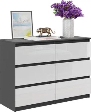 Furnica Kommode grifflose Schubladenkommode - Anthrazit