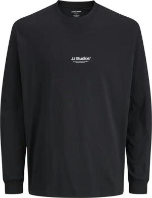 Jack & Jones Herren Langarmshirt JJESOHO TEE LS CREW NECK - Relaxed Fit