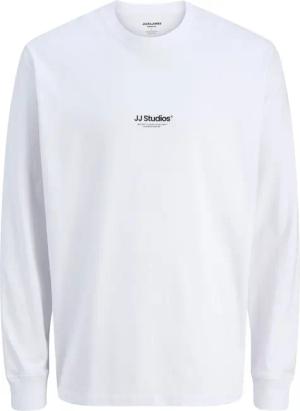 Jack & Jones Herren Langarmshirt JJESOHO TEE LS CREW NECK - Relaxed Fit