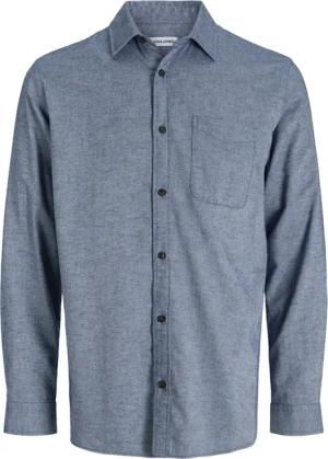 Jack & Jones Herren Freizeit Hemd JJECLASSIC MELANGE SHIRT Regular Fit