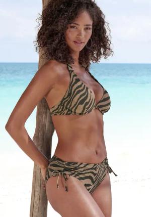 Bruno Banani Bügel-Bikini, in zweifarbiger Animal-Optik