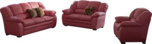 COTTA Polstergarnitur "Casino, Sofa Set, 3-2-1 Sitzer, Wohnzimmer Garnitur", (Set, 3 tlg.), Sessel, 2-Sitzer, 2,5-Sitzer, hohe Rückenlehne