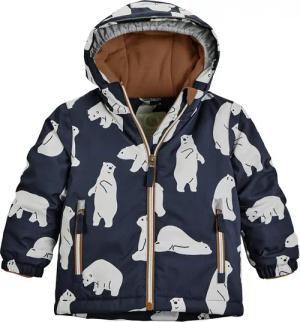 first instinct by killtec Skijacke "FISW 30 MNS SKI JCKT", Skijacke mit Eisbär-Print, wasserdicht, atmungsaktiv, verlängerbare Ärmel