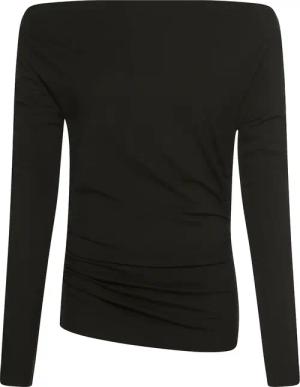 BOSS ORANGE Langarmshirt "Enili Premium Damenmode", mit Carmenausschnitt