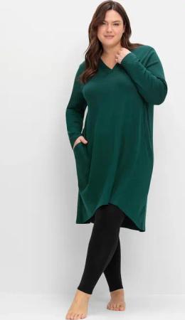 Sheego Sweatkleid "Sweatkleid"