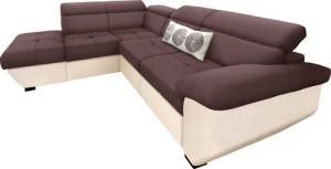 COTTA Ecksofa "Speedway L-Form", mit Kopfteilverstellung, wahlweise mit Bettfunktion & Bettkasten