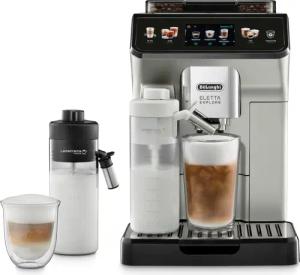 DeLonghi Kaffeevollautomat "Eletta Explore ECAM450.55.S - 40 Rezepte, heißer & kalter Milchschaum", 3,5" Touch-Display, herausnehmbare Brühgruppe, einstellbarer Mahlgrad