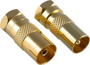 Poppstar SAT Adapter Koax Antenne Coax