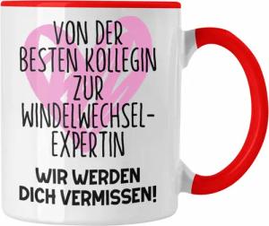 Trendation Tasse Mutterschutz Geschenk Kollegin Tasse
