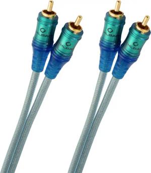Oehlbach Ice Blue NF Audio-Cinch-Kabel Audio-Kabel,