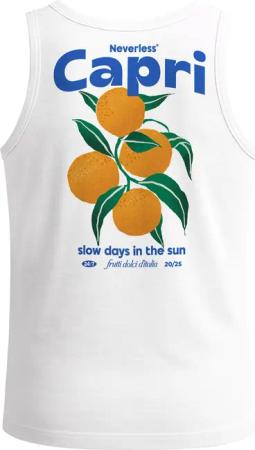 Neverless Tanktop Herren Tank-Top Backprint Vintage