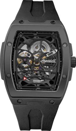 Ingersoll Quarzuhr Ingersoll Herrenuhr Silikon schwarz,