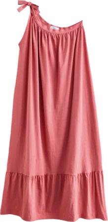Next Midikleid Schulterfreies Midikleid aus 100