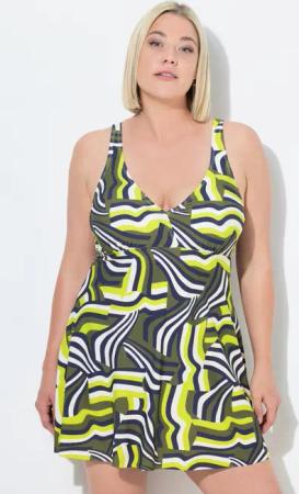 Ulla Popken Badekleid Badekleid grafischer Druck