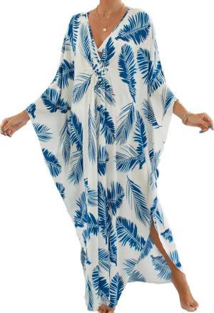 RWEUOQ Strandkleid Boho Maxikleid Strandkleid Bikini