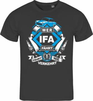 deinshirt Print-Shirt Herren T-Shirt Wer IFA