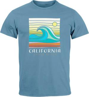 Neverless Print-Shirt Herren T-Shirt California South
