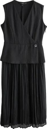Next Midikleid Ärmelloses Midikleid mit Faltenrock
