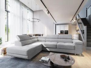 Masseno Ecksofa APIRO mit Schlaffunktion L-Form,