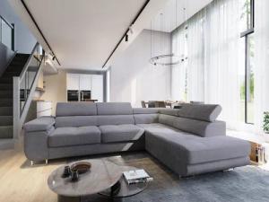 Masseno Ecksofa APIRO mit Schlaffunktion L-Form,