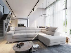 Masseno Ecksofa APIRO mit Schlaffunktion L-Form,