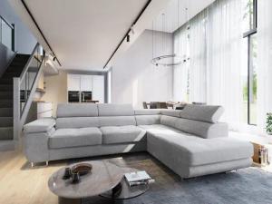 Masseno Ecksofa APIRO mit Schlaffunktion L-Form,