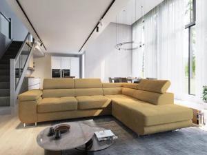 Masseno Ecksofa APIRO mit Schlaffunktion L-Form,
