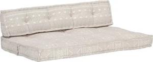 vidaXL Sitzauflage Palettensofa-Auflage Hellbraun Stoff Patchwork,