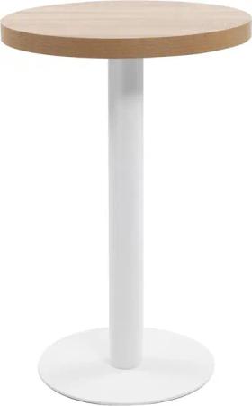 vidaXL Esstisch Bistrotisch Hellbraun 50 cm