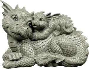 Figuren Shop GmbH Gartenfigur Gartenfigur Drachen