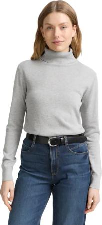TOM TAILOR Rollkragenpullover, mit Rippbündchen