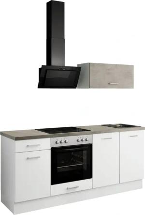 IMPULS KÜCHEN Küchenzeile ""Lissabon", Ausrichtung wählbar, Schubkästen mit Soft-Close,", (Set), vormontiert, wahlweise mit E-Geräten, mit Vollauszug, Breite 195 cm