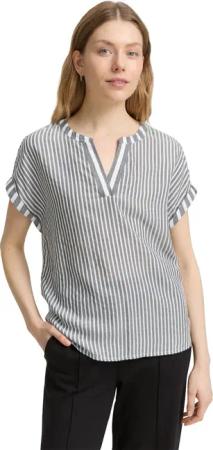 TOM TAILOR Shirtbluse, mit Streifen Muster