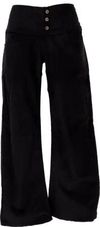 Guru-Shop Relaxhose Cordhose mit leicht ausgestelltem