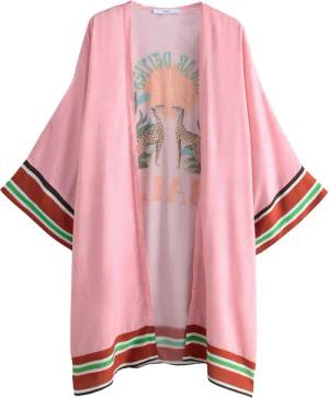 Next Strandkleid Lange Kimono-Jacke (1-tlg)