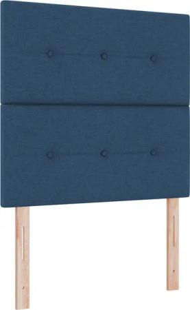 vidaXL Kopfteil Kopfteil mit Knopfheftung Blau