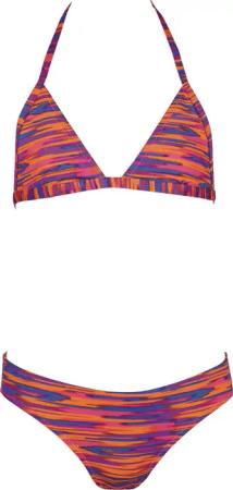 Mädchen-Bikini im gestreiften Design
