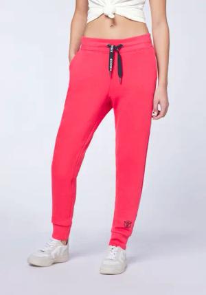 Regular-Fit Sweathose aus Baumwollmix mit Logo-Band