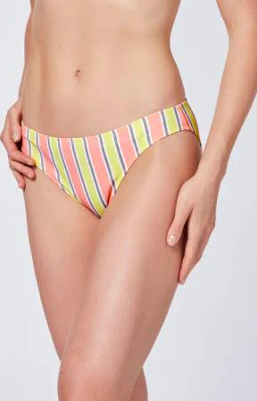 Klassische Bikinihose, allover bunt gemustert