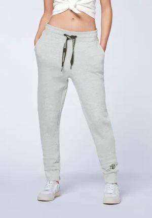 Regular-Fit Sweathose aus Baumwollmix mit Logo-Band