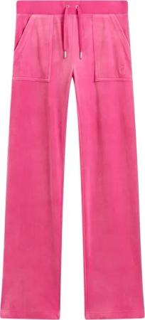 Juicy Couture Sweathose "DEL RAY TRACK PANTS Damen", Trainingshose Damen, Sweathose, Velour, Jogginghose mit Glitzer, Sale
