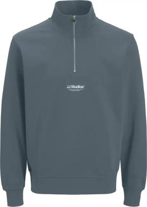Jack & Jones Herren Sweatshirt JJESOHO SWEAT QUARTER ZIP - Relaxed Fit