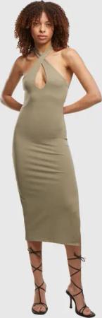 Urban Classics Ladies Crossed Neckholder Dress