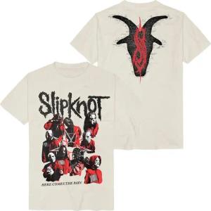 Slipknot T-Shirt - Here Comes The Pain - S bis 3XL - für Männer - Größe XL - natur - Lizenziertes Merchandise!